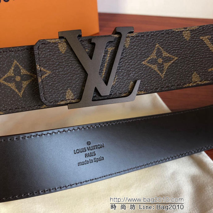 路易威登LV 原單品質 經典老花 百搭款男士皮帶 M9806  xfp1394